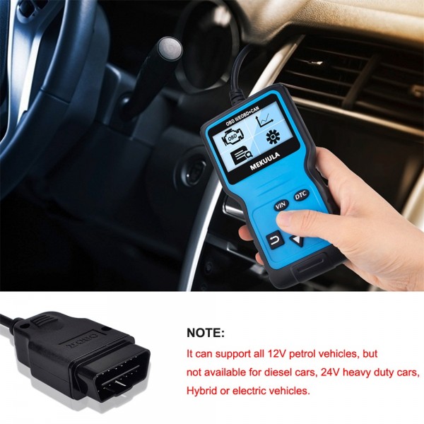 MEKUULA OBD2 Reader Universal OBDII Car Diagnostic Scanner Tool for Car Engine 