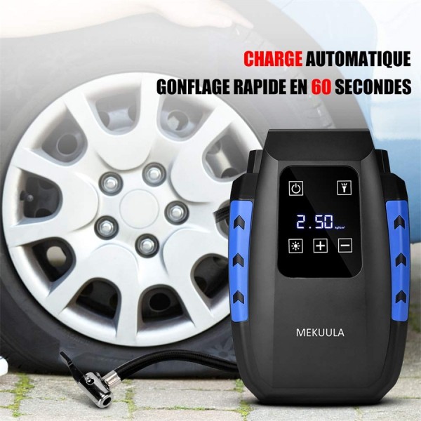 MEKUULA Auto Car Air Pump Digital Car Air Pump