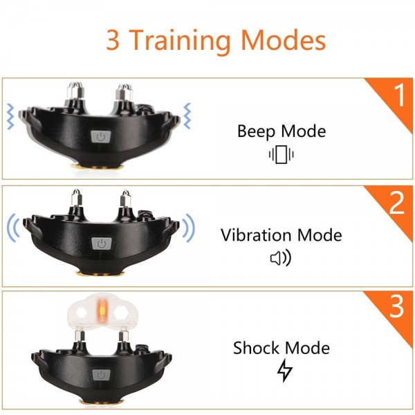 MEKUULA Dog Training Shock Collar with Remote for Small Medium Large Dogs